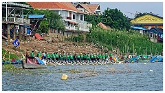 Phnom Penh 40  Practice for the Dragon Boat Racing
