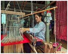 Phnom Penh 46  The Family Weaving Business