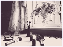 046 In the Home June  The Bedroom in Sepia