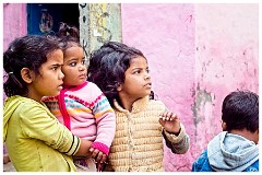 India Delhi 14  Children Playing