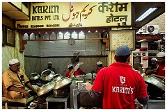 India Delhi 27  Eating at the Famous Karim Restaurant