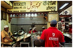 India Delhi 27  Eating at the Famous Karim Restaurant