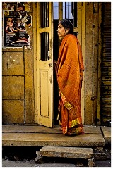 India Jaisalmer 24  On her Front Door Step