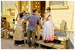 India Jaisalmer 36  On their Doorsteps in the Fort