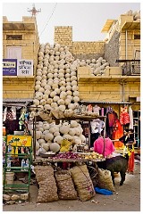 India Jaisalmer 49  Look at the Water Bottles all the way up to the Roof