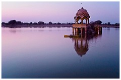 India Jaisalmer 56  The Lake was artificially built for water conservation. It is surrounded by temple shrines and ghats