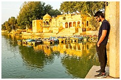 India Jaisalmer 58  Early Morning at Gadsistar Lake