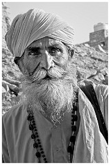 India Jaisalmer 66  Man at the Lake