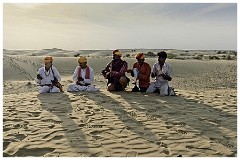 India Jaisalmer 82  Musicians as the Sun Sets