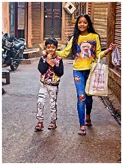 Jodhpur Day 2 018  The Cotton Dying Area and Local Street