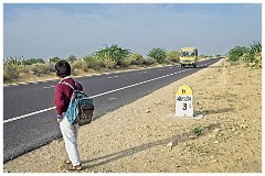 Journey from Jaisalmer to Jodhpur 01  Little Boy Going to School  - Sudokar