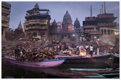 Varanasi 001  Marikarnika Ghat where there are many Cremations