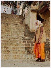 Varanasi 010  Steps from the Ganges at Tulsi Ghat