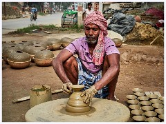 Varanasi 019  Mahmoodpur Village - Making Pots