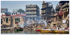 Varanasi 055  Boat Ride on the Ganges to Marikarnika Ghat