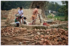 Varanasi 099  Shivbon Village - The Brickworks and its People