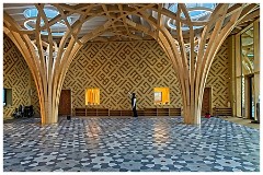 Cambridge Eco Mosque 10  The Main Entrance Room Leading to the Exhibition Room and Cafe