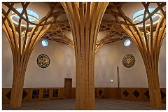 Cambridge Eco Mosque 27  The Mosque Wooden structural Trees for Decoration also