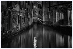 006 Venice While Dark  Venitian Canal