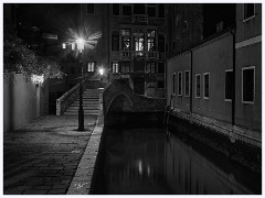 009 Venice While Dark  Venitian Canal