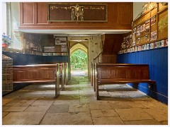 006 Tyneham Village  Interior of the Church