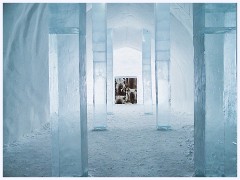 103 Sweden  Ice Hotel - Bedroom- Entrance