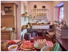 055 South Devon - Coleton Fishacre  Inside the House - Kitchen