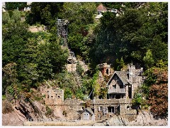 028 South Devon - Dartmouth  The Contraption to get Goods to the House