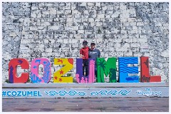 001 Cozumel Mexico  The Town Square
