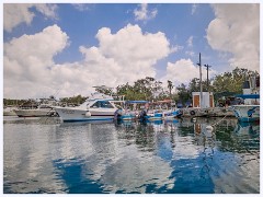 002 Cozumel Mexico  View from the Dive Boat of the Port