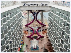 010 The Symphony of the Seas  Looking Down to Royal Promenade