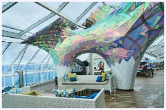 012 The Symphony of the Seas  The Solarium Art Work
