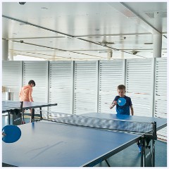 030 The Symphony of the Seas  Jason Playing Table Tennis