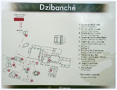 003 Dzibanche and Kohunlich  Dzibanche means "writing on wood" in the Mayan language; taking its name from the sculpted wooden lintels of the Temple of the Lintels