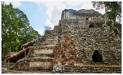 018 Dzibanche and Kohunlich  The site’s most important architectural complex is made up of a number of plazas ringed by large palaces and temples.