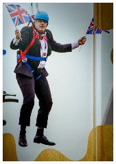 016 Cambridge  Spitting Image Puppets - Boris Johnston