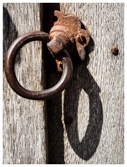 076 Dorset   May and June 2023  Cerne Abbas - Door Knocker