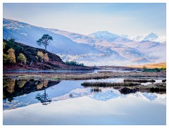 003 Scotland Glen Affric Area  Mist on the Horizon