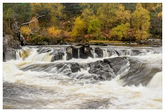 042 Scotland Glen Affric Area  Waterfall at Glen Affric