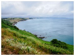 084 South Devon  Walking at Star Point and Looking back to Torcross