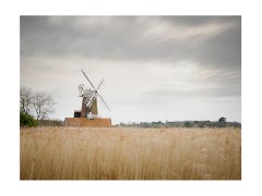 021 Norfolk  Cley Windmill on a Blustery Evening