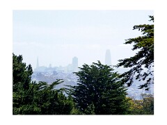 024 San Francisco  View of San Francisco from  Legion of Honor Museum