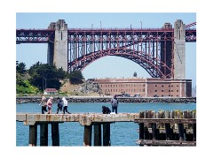 032 San Francisco  View towards Fort Point National Historic Site