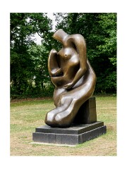 012 Henry Moore Studio and Gardens  Mother and Child: Block Seat