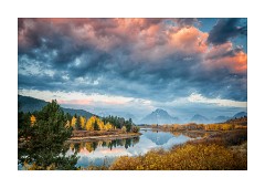 ARPS printed panel  Grand Tetons USA